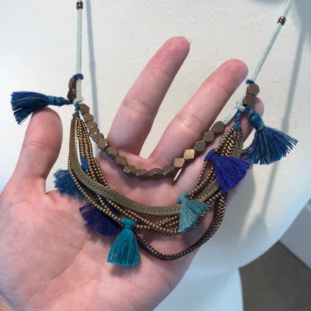 Beautiful Boho Statement Necklace! - image 3